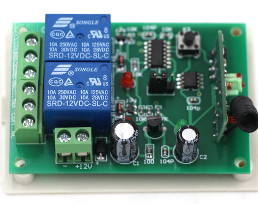 Two Channel Wireless Remote Relay Board - DC12V 24V from PMD Way with free delivery worldwide