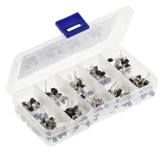 Assorted Transistor Kit 18 Values - 200 Pieces — PMD Way