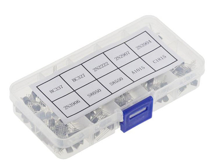 Assorted Transistor Kit 18 Values - 200 Pieces — PMD Way