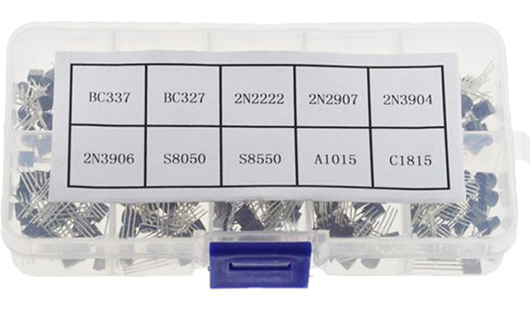 Assorted Transistor Kit 18 Values - 200 Pieces — PMD Way
