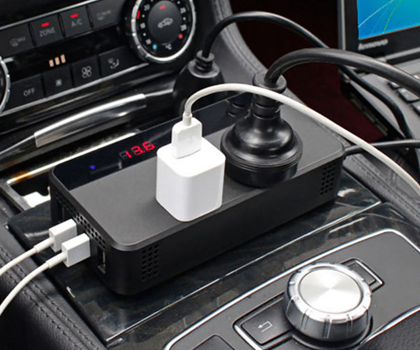 Run small appliances and USB powered devices with this 200W Modified Sine Wave Car Inverter from PMD Way with free delivery worldwide