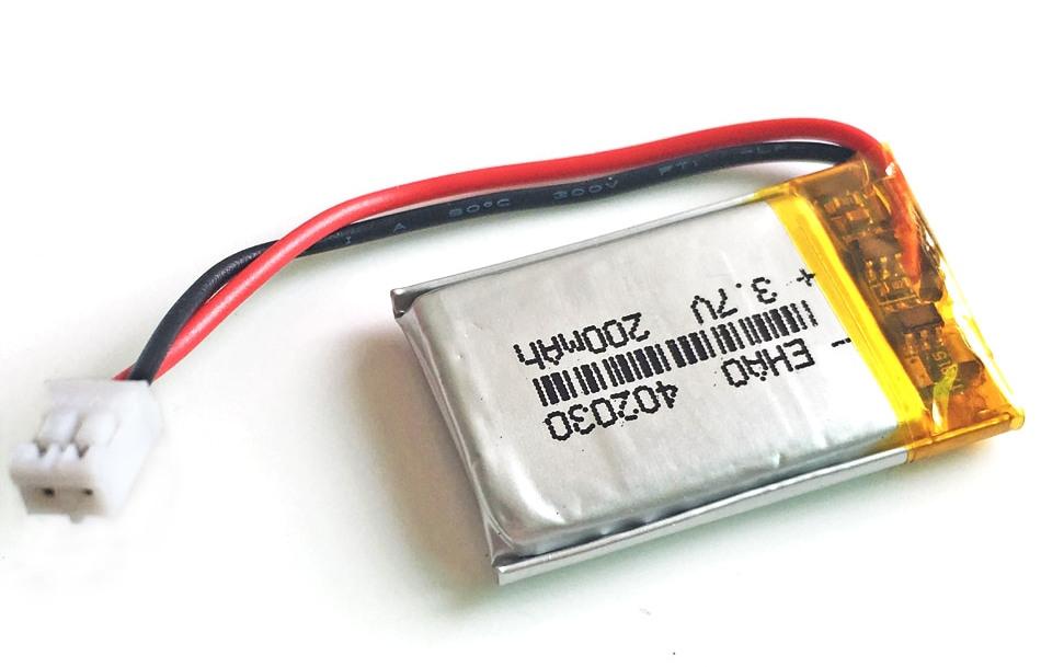 Lithium Ion Polymer Battery - 3.7v 200mAh 402030 - 10 Pack from PMD Way with free delivery worldwide