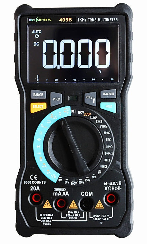 8000 Count 20A True RMS Digital Multimeter from PMD Way with free delivery worldwide