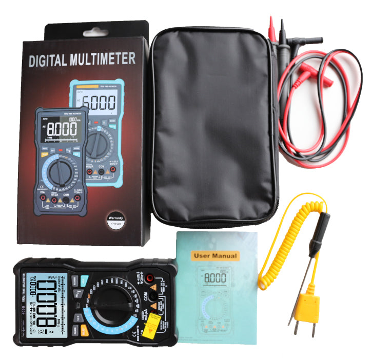8000 Count 20A True RMS Digital Multimeter from PMD Way with free delivery worldwide