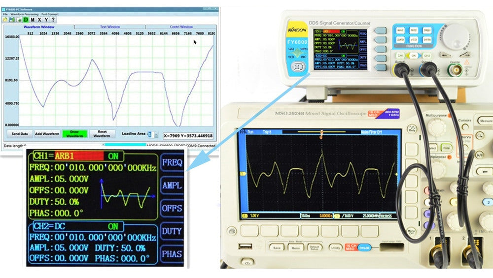 20MHz Dual Channel DDS Signal Function Generator from PMD Way with free delivery worldwide