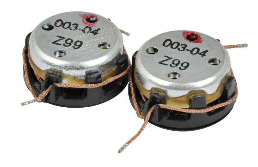 20mm 8 Ohm 1 Watt Speakers in packs of two from PMD Way with free delivery worldwide
