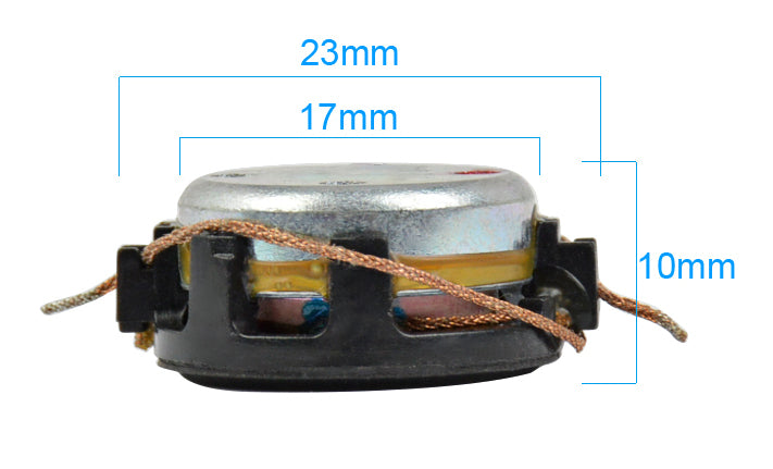 20mm 8 Ohm 1 Watt Speakers in packs of two from PMD Way with free delivery worldwide