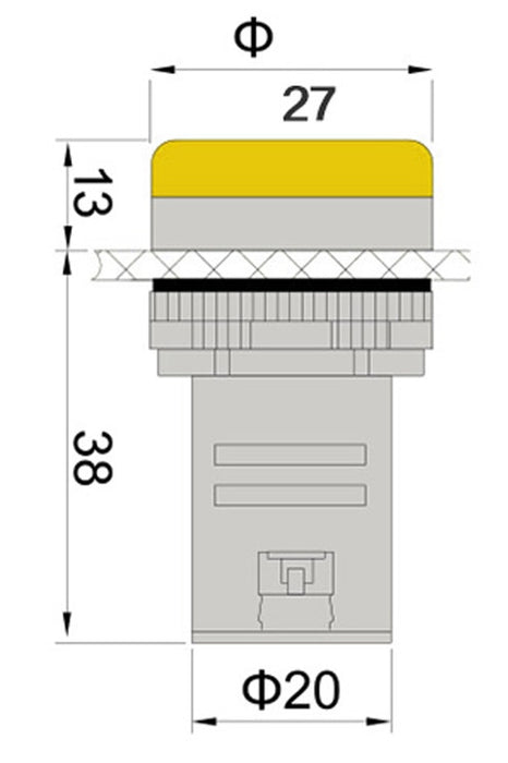 Great value 22mm Panel Mount LED Indicator Lamps from PMD Way with free delivery worldwide