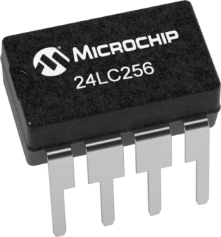 Microchip 24LC256 256Kb I2C EEPROM ICs in packs of ten from PMD Way with free delivery worldwide