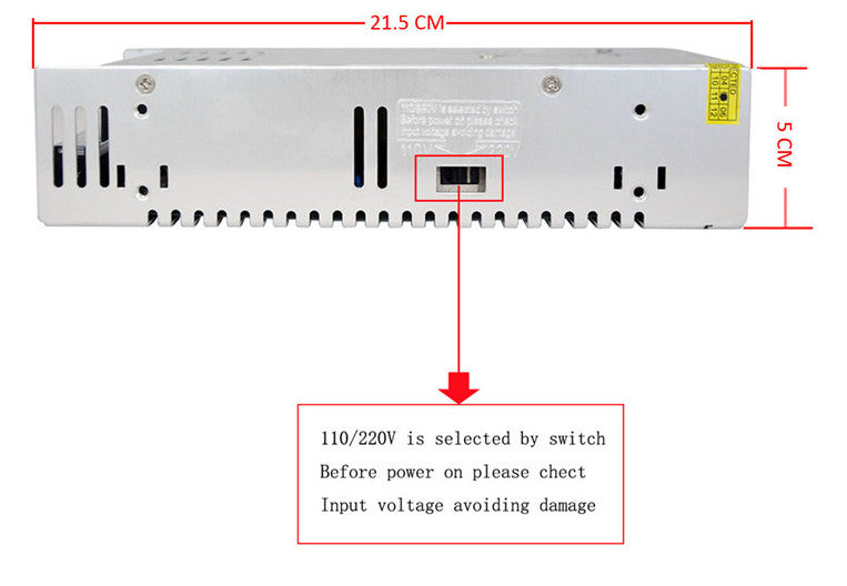 24V 12.5A 300W Switchmode Power Supply from PMD Way with free delivery worldwide