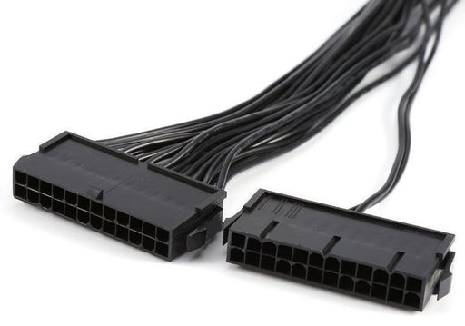 Connect two power supplies to one motherboard with the Twin 24pin ATX Power Supply to Motherboard Cable from PMD Way with free delivery worldwide
