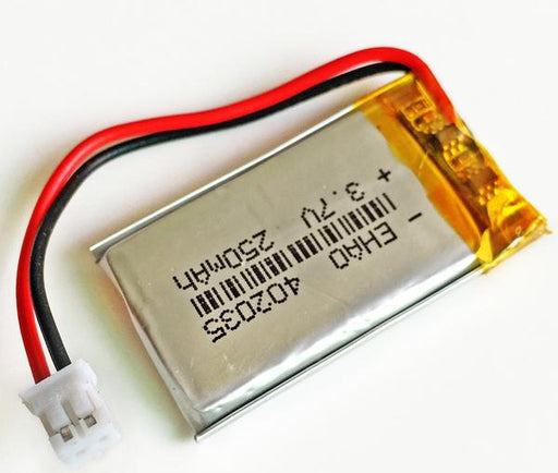 Lithium Ion Polymer Battery - 3.7v 250mAh 402035 from PMD Way with free delivery worldwide