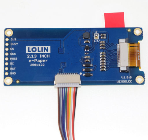 250x122 ePaper Shield for WeMos LoLin Boards from PMD Way with free delivery worldwide
