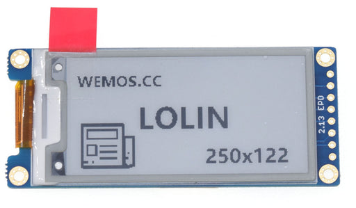 250x122 ePaper Shield for WeMos LoLin Boards from PMD Way with free delivery worldwide
