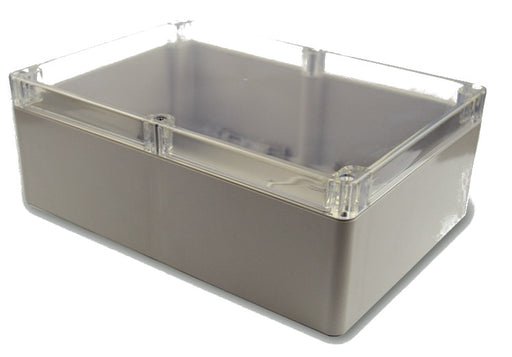 Plastic Enclosure with Clear Cover 263 x 185 x 95mm from PMD Way with free delivery worldwide
