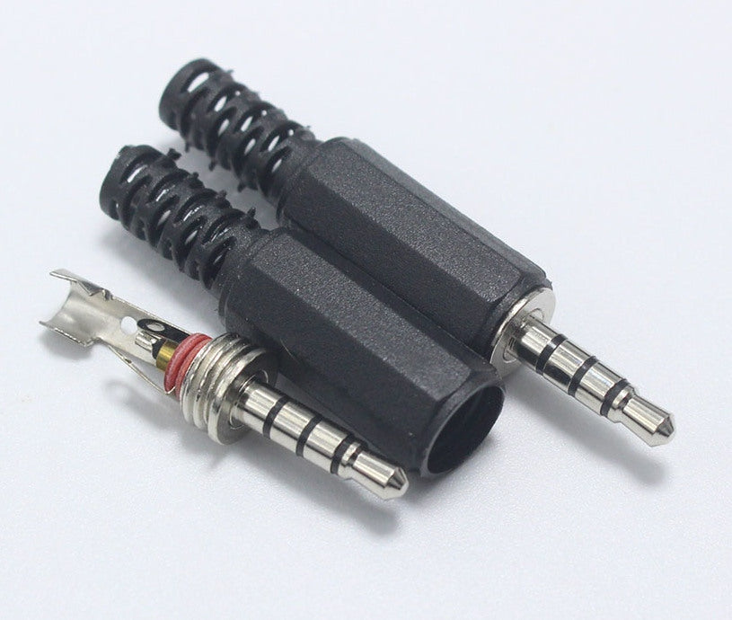 3.5mm Jack Plug - Mono Stereo TRRS - 5 Pack from PMD Way with free delivery worldwide