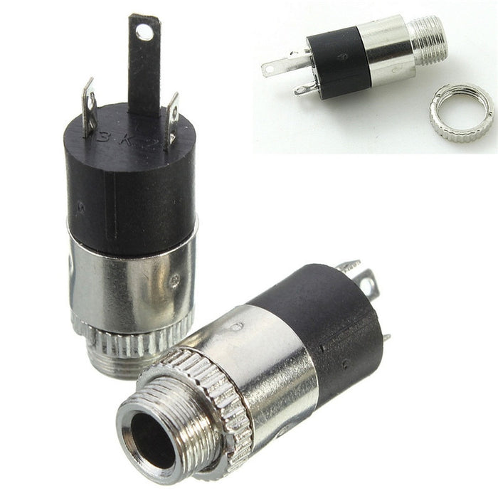 Metal 3.5mm Stereo Jack Socket - 10 Pack from PMD Way with free delivery worldwide