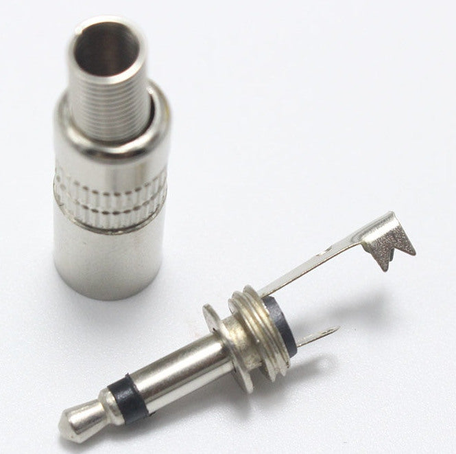 Adaptout 10 X Conector Mini Jack Macho De 3,5 Mm Mono Audio Para Soldar Entree De Game Altavoz Estudio Hi Fi