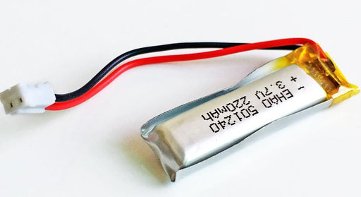 Lithium Ion Polymer Battery - 3.7v 220mAh 501240 - 10 Pack from PMD Way with free delivery worldwide
