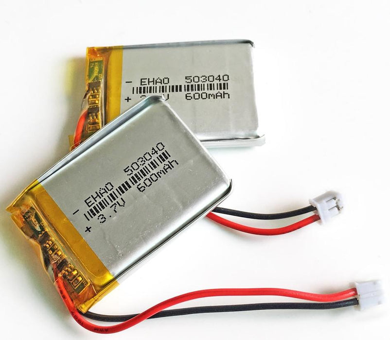 Lithium Ion Polymer Battery - 3.7v 600mAh 504030 from PMD Way with free delivery worldwide