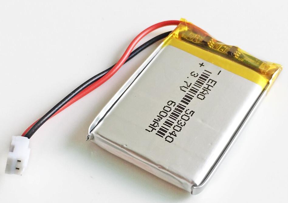 Batterie Li-Pol 600mAh, 3,7V, 602535, 3pin