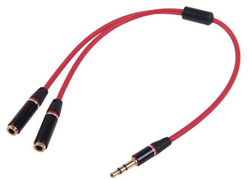 Use two pairs of headphones with one device using the 3.5mm Stereo Headphone Splitter Cable from PMD Way with free delivery worldwide