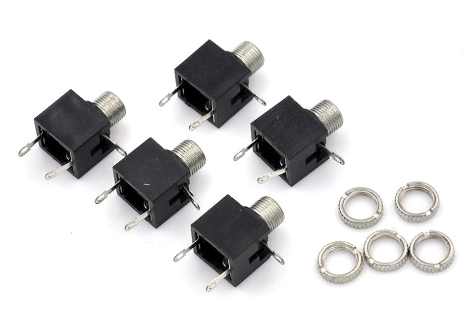 Monococque Sockets 3.5mm Panel Mount Mono Jack Socket - 5 Pack — PMD Way