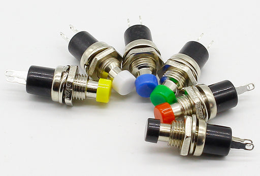 Never run out of 7mm Momentary Mini Pushbuttons with this pack of 300 from PMD Way with free delivery, worldwide