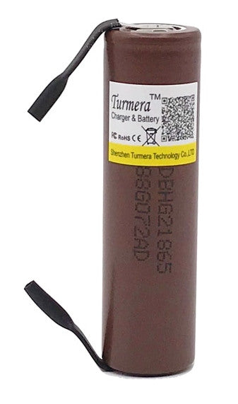 Solder Tab High Discharge 3000 mAh 18650 3.7V Rechargeable Batteries from PMD Way with free delivery worldwide