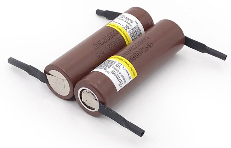 Solder Tab High Discharge 3000 mAh 18650 3.7V Rechargeable Batteries from PMD Way with free delivery worldwide