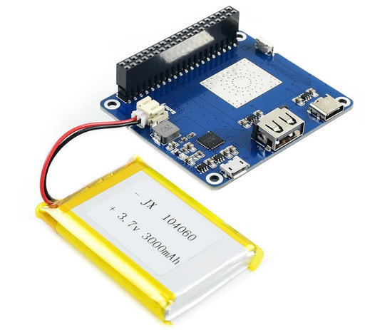 3000 mAh UPS HAT for Raspberry Pi 4B from PMD Way with free delivery worldwide