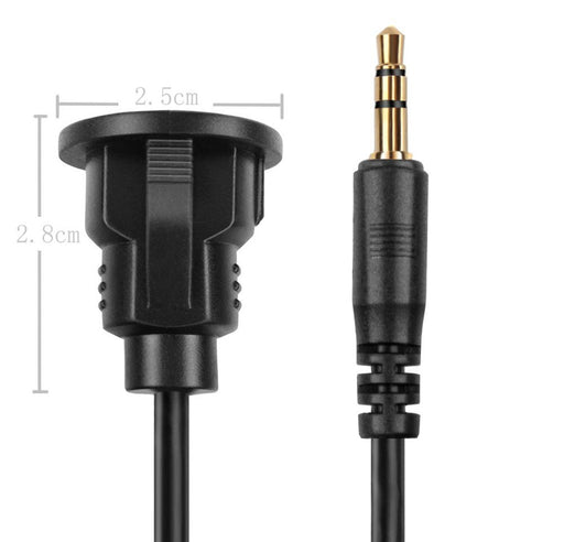 Useful 3.5mm Stereo Extension Cables with Panel Mount Socket from PMD Way with free delivery worldwide