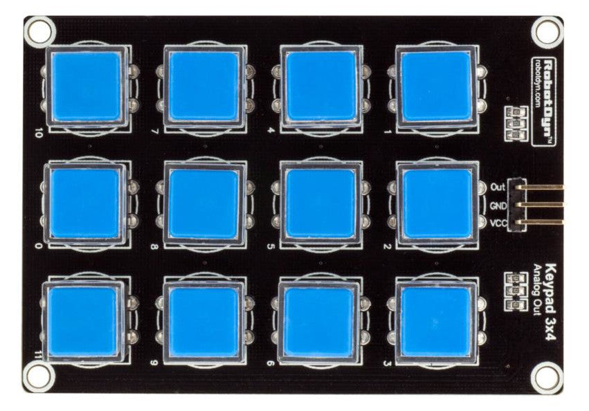 4 x 3 Keypad with Analog Output from PMD Way with free delivery worldwide