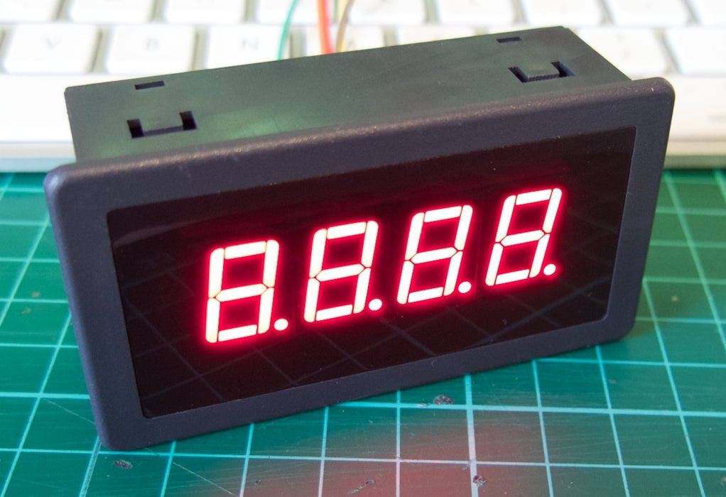 Four Digit Seven Segment Display Module and Enclosure — PMD Way