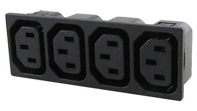 Four Way IEC 320 C20 Male Quad Outlet from PMD Way wtih free delivery worldwide