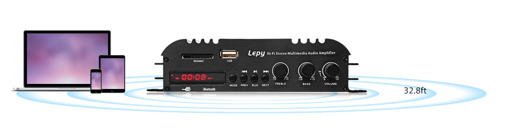 Great value High Power 40W x 2 Bluetooth Car Amplifier from PMD Way with free delivery worldwide