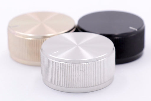 Machined Solid Aluminium Knob - 40x19mm from PMD Way with free delivery worldwide