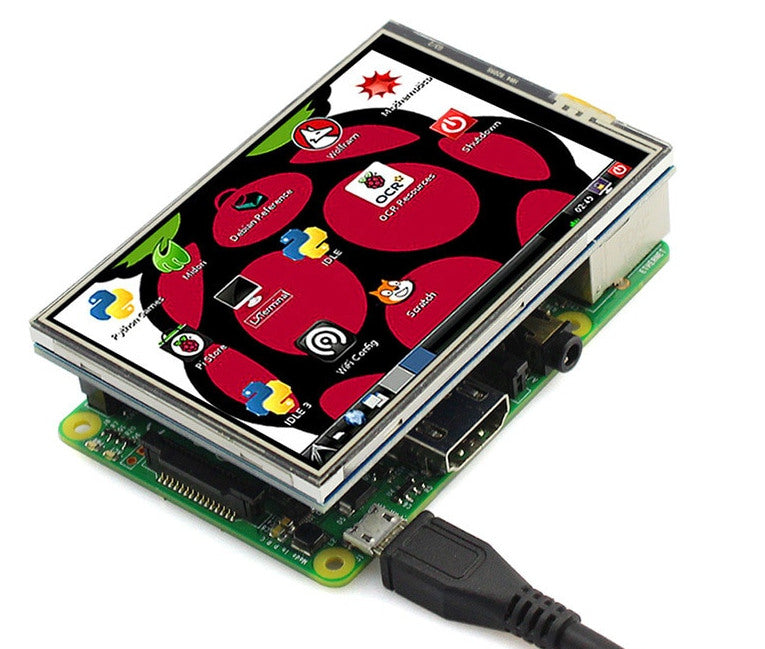 3.5" 480 x 320 TFT LCD Touch Screen for Raspberry Pi from PMD Way with free delivery worldwide