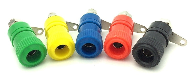 4mm Binding Posts - Various Colors - 10 Pack from PMD Way with free delivery worldwide