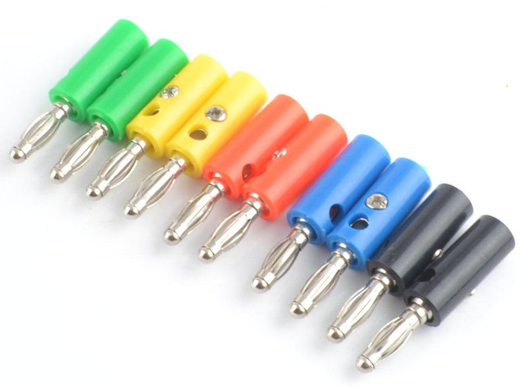 4mm Banana Plugs - Ten Pack from PMD Way with free delivery worldwide