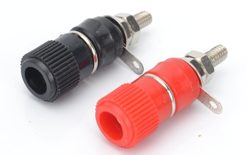 4mm Red Black Binding Posts - Two Pack from PMD Way with free delivery worldwide