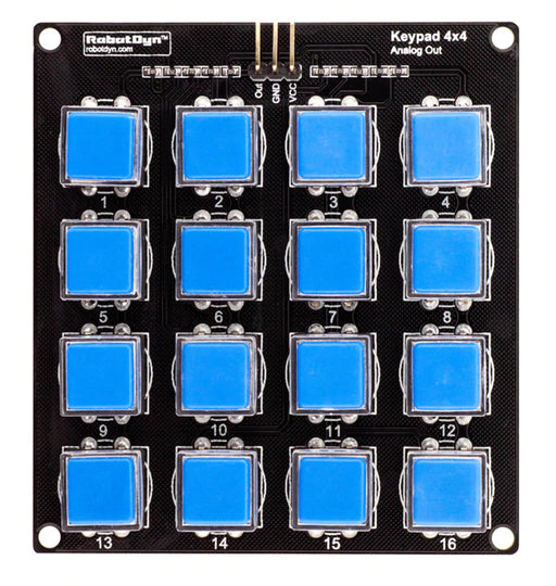 4 x 4 Keypad with Analog Output from PMD Way with free delivery worldwide