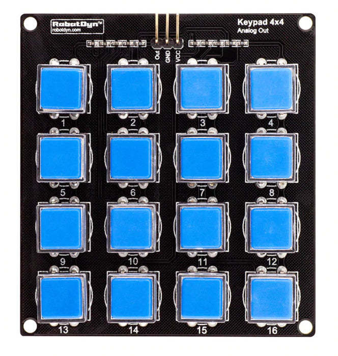 4 x 4 Keypad with Analog Output from PMD Way with free delivery worldwide