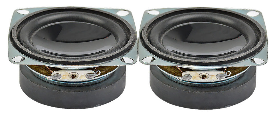 52mm 4 Ohm 3 Watt Speakers in packs of two from PMD Way with free delivery worldwide