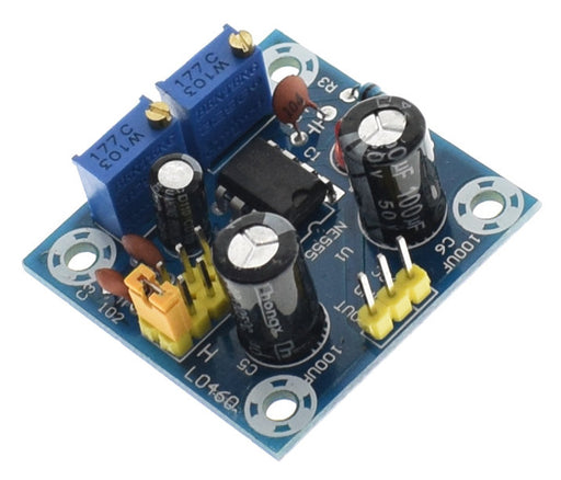 Experiment with outputs from 555 timer with the 555 Timer IC Breakout Board from PMD Way with free delivery worldwide
