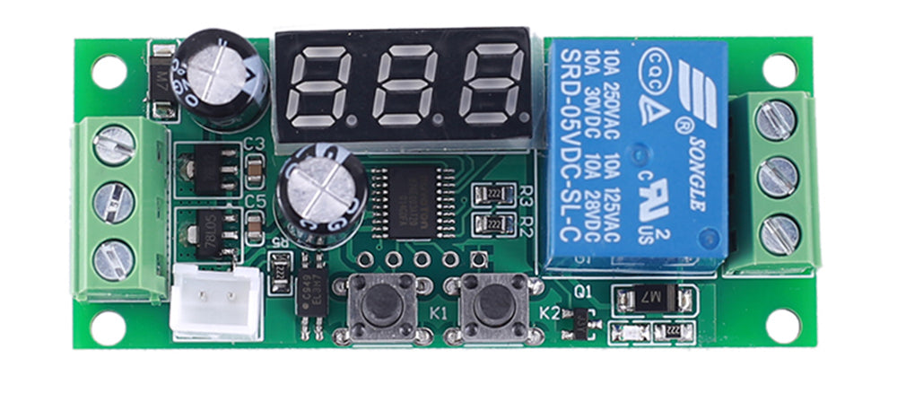 Timer Relay with External Trigger Button