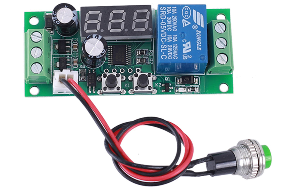 Timer Relay with External Trigger Button — PMD Way