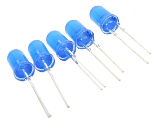 Diffused 5mm Blue LEDS - 100 Pack from PMD Way with free delivery worldwide