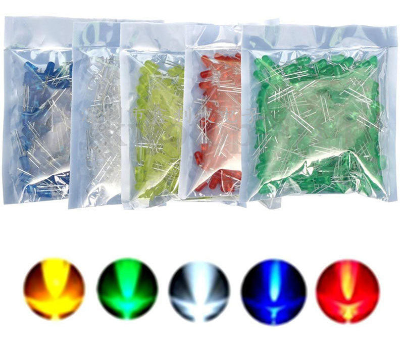 Diffused 5mm LEDs - Packs of 1000 from PMD Way with free delivery worldwide