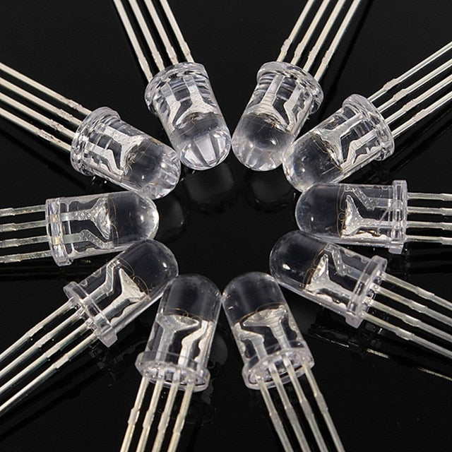 5mm RGB LEDs - Clear or Diffused - Common Cathode from PMD Way with free delivery worldwide